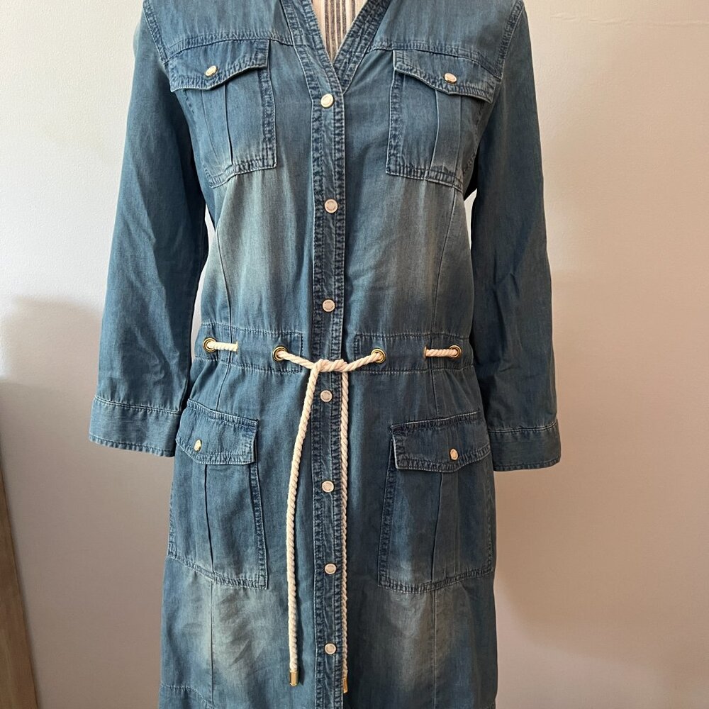 Chambray Shirt Dress